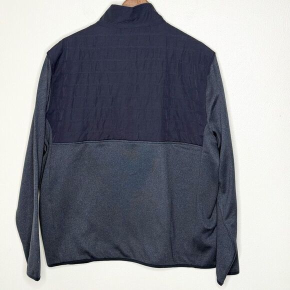 UntuckIt Tyrus Navy Blue Quarter Zip Shacket - Men’s US XL - Picture 2 of 9